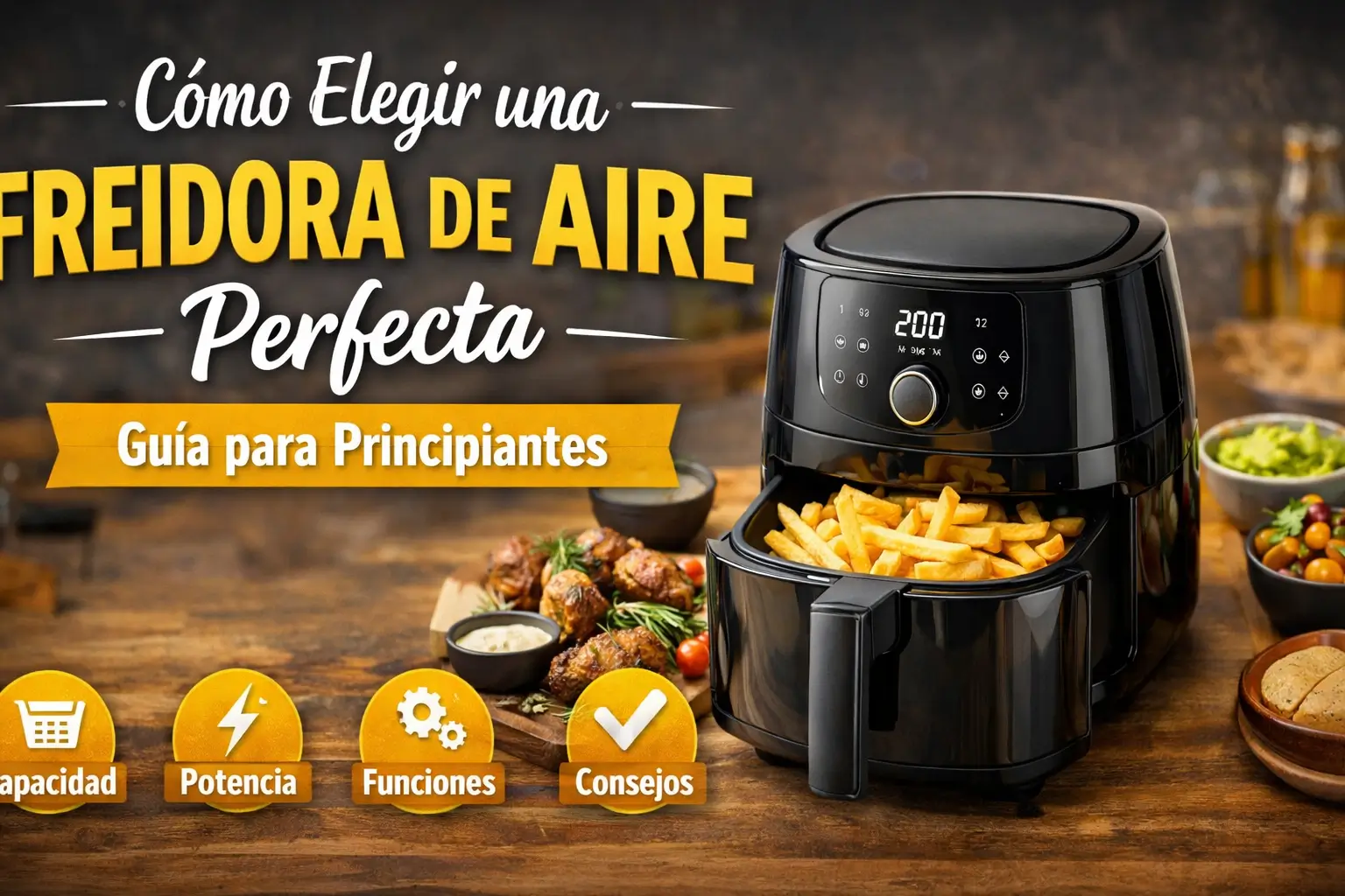 Guía para elegir una freidora de aire perfecta